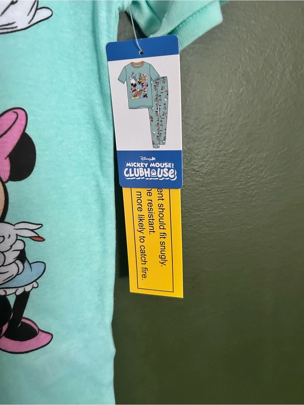 Size 8 Brand New With Tags Mickey Mouse Clubhouse Easter Kids Pajamas